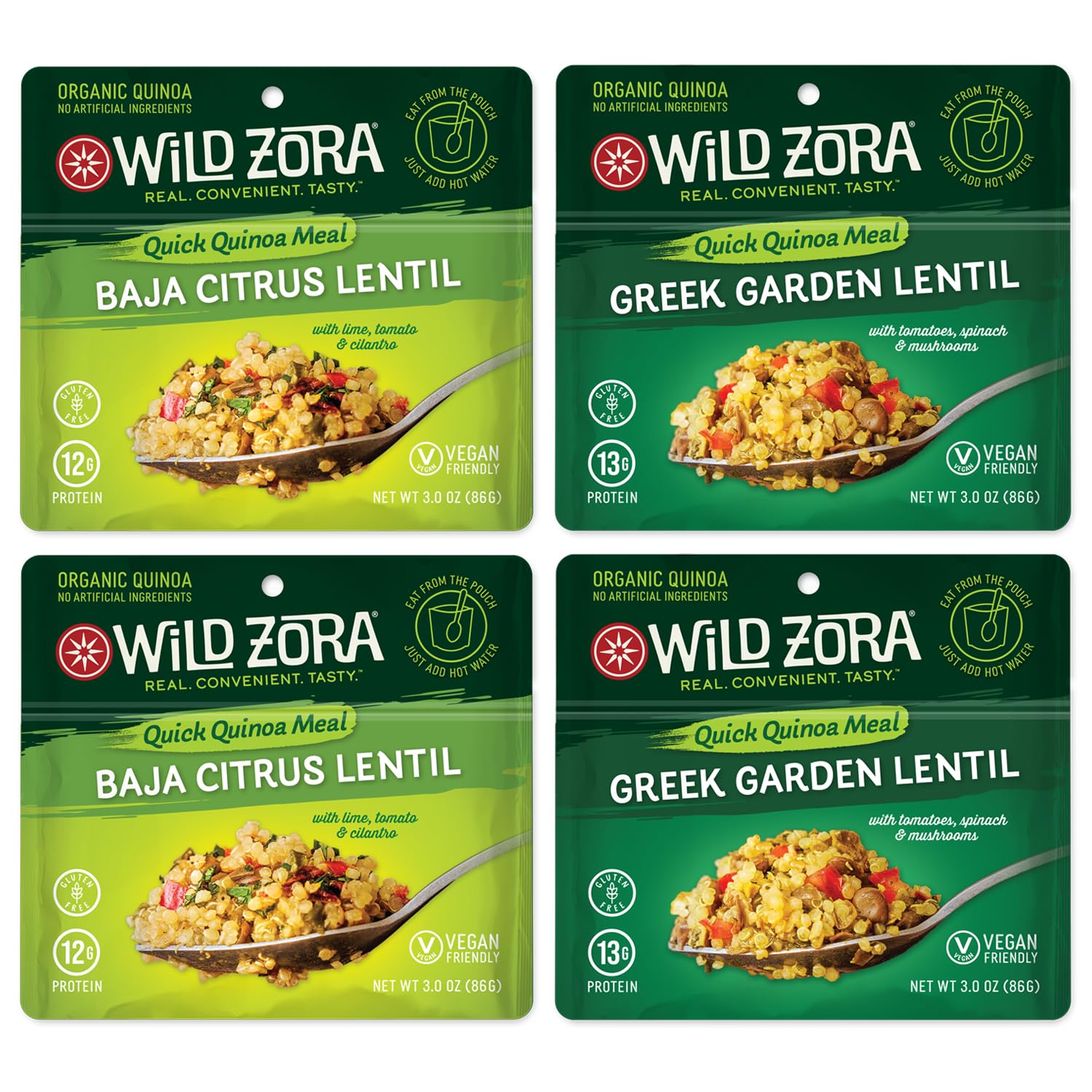 Amazon.com : Wild Zora Instant Organic Quinoa Meals - Quick
